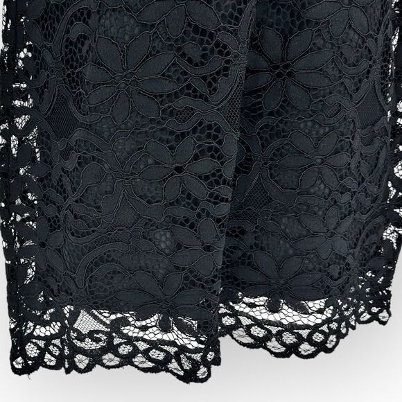 BB DAKOTA NWT LITTLE BLACK DRESS LACE OVERLAY WITH‎ LINING - Picture 3 of 10